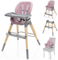 Jedálenská stolička Zopa NUVIO Blush Pink