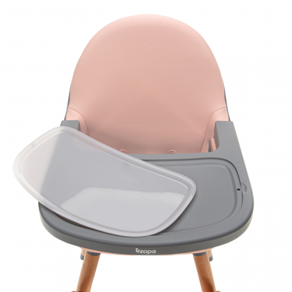 Jídelní židlička ZOPA DOLCE 2 Blush Pink/Grey_6