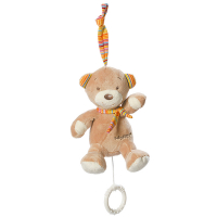 BABY FEHN Hracia hračka mini medvedík Rainbow