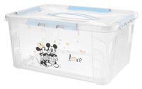 KEEEPER Domáci úložný box veľký "Mickey & Minnie" Matt Blue